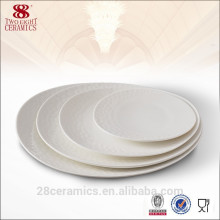 De boa qualidade Placa oval ajustada da louça da porcelana para o hotel